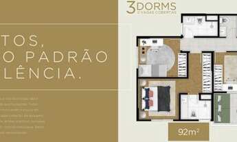 Imagem 7: Apartamento Vila Adyana com Suíte Varanda Gourmet e Sala Integrada, Piscina Climatizada Ac
