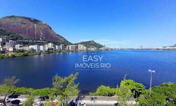 Imagem 5: VISTA PANORÂMICA LAGOA! 03 QUARTOS (02 SUÍTES), andar ALTO, 02 VAGAS, PORTARIA 24h, para a