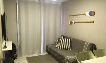 Imagem 4: Apartamento quarto e sala montado e decorado com Internet e condomínio inclusos