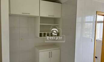 Imagem 3: Apartamento com 2 dormitórios para alugar, 70 m² por R$ 2.441,67/mês - Vila Alzira - Santo