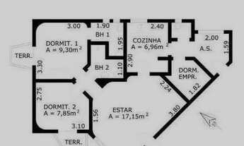Imagem 3: Apartamento com 2 quartos, 74m2, à venda em São Paulo, Vila Andrade