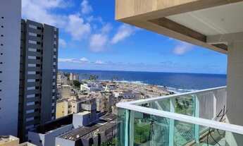 Imagem 4: Apartamento Smart Sol Costa Azul, vista mar, 9o andar, 2 suítes, terraço, sala, cozinha