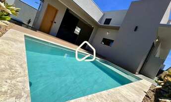 Imagem 4: Casa Térrea no Residencial Shalom 3 Suítes, Piscina Aquecida e Espaço Gourmet em Condomín