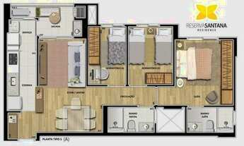 Imagem 6: RESERVA SANTANA 75M2 ANDAR ALTO