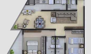 Imagem 6: RESIDENCIAL YOU NEW STYLE - APARTAMENTO 02 SUÍTES E 02 VAGAS - ALTO PADRÃO - NO BAIRRO FAZ