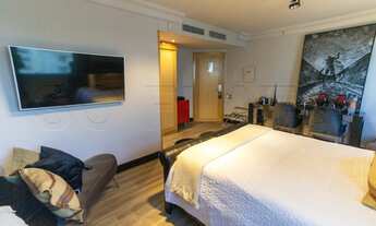 Imagem 3: Flat reformado, com 1x dormitório todo arquitetado para hospedagem em grande estilo em Hig