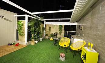 Imagem 6: Cobertura duplex, semi-mobiliada, prédio novo com piscinas, saunas, churrasqueira e segura