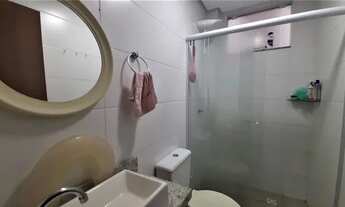 Imagem 7: Apartamento de 2 quartos, sacada com churrasqueira, garagem. térreo. Biguaçu - SC