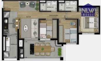 Imagem 2: Apartamento com 3 dormitórios à venda, 84 m² por R$ 809.000,00 - Vila Aricanduva - São Pau