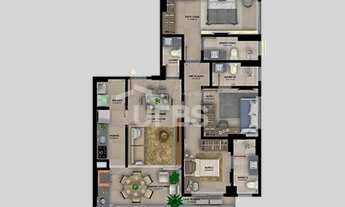 Imagem 4: Dom Parque Flamboyant - Apartamento 3 quartos, sendo 3 suítes