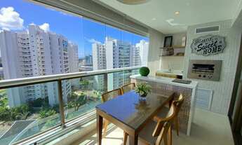 Imagem 6: 3 quartos com 2 suítes le parc 112 m ² finamente decorado 03 vagas