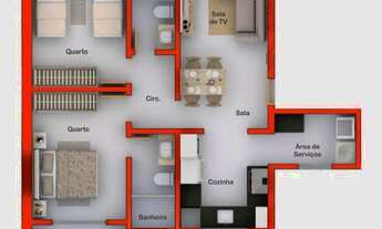 Imagem: Oportunidade! Apartamento 2 quartos c/ suite