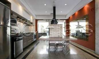 Imagem 7: Lindo flat com 1 suíte e 2 vagas de garagem no Jardim Paulista para locação