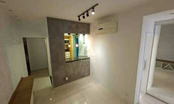 Imagem 3: Sala e quarto Apartamento com 1 dormitório