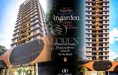 Imagem 2: Lançamento na Av. Brasil Ingarden Residence, 3Q, torre única com lazer completo