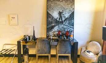 Imagem 6: Flat reformado, com 1x dormitório todo arquitetado para hospedagem em grande estilo em Hig