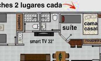 Imagem 3: Apartamento para venda tem 67 metros quadrados com 2 quartos em Praia das Toninhas - Ubatu
