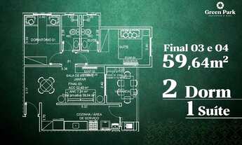 Imagem 5: Grande Lançamento Green Park Residence & Mall - 2 e 3 dormts - Sistema de Cotas - Seja