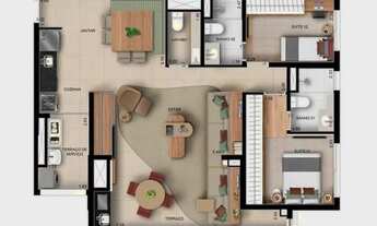 Imagem 7: Apartamento para Venda em São Paulo, Ipiranga, 3 dormitórios, 1 suíte, 2 banheiros, 2 vaga