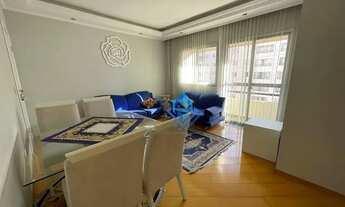 Imagem 2: Apartamento com 3 dormitórios para alugar, 68 m² por R$ 3.520,38 - Planalto - São Bernardo