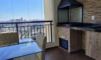 Imagem: Apartamento mobiliado com sacada gourmet