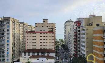 Imagem 2: Apartamento com 3 dormitórios para alugar, 158 m² por R$ 8.640,02/mês - Aparecida - Santos