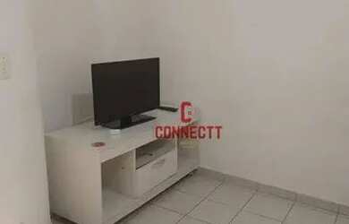 Imagem 2: Apartamento com 1 dormitório para alugar, 40 m² por R$ 1.200/mês - Jardim Califórnia - Rib