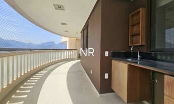 Imagem 3: Barra 147m Palm Springs Salão, Varandão, original 4 quartos transf em 3. Andar alto-Pedra