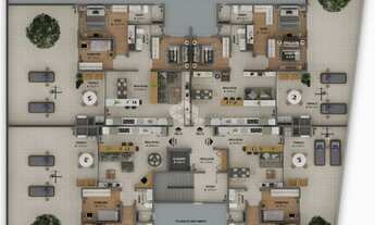 Imagem 7: Apartamento à Venda com 2 ou 3 dormitórios sendo 1 suíte, 2 vagas, sacada com churrasqueir