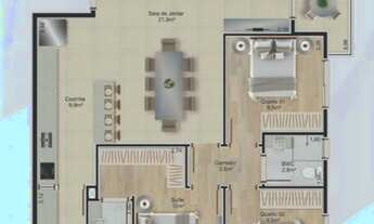 Imagem 7: APARTAMENTO no COSTA E SILVA com 3 quartos para VENDA, 112 m²