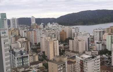Imagem 5: Apartamento para venda possui 95 metros quadrados com 2 quartos em Aparecida - Santos - SP
