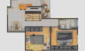 Imagem 4: Lançamento, 29 m² com 1 quarto em Vila Oliveira - Mogi das Cruzes - SP