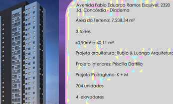 Imagem: Diadema - Aptos 2 dormitórios com vaga