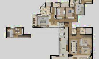 Imagem 5: 4 suítes, 4 vagas + depósito e sala com pé-direito duplo em Alphaville