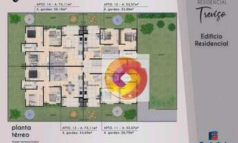 Imagem 4: Apartamento com 3 dormitórios à venda, 73 m² por R$ 285.000,00 - Planta Bairro Weissópolis