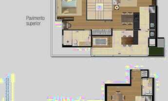 Imagem 3: Apartamento Duplex com 3 dormitórios à venda, 148 m² por R$ 800.000,00 - Piemont Residence