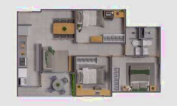 Imagem 7: Smart Tower Itapuranga - Ponta Negra, 3 dormitorios com suite