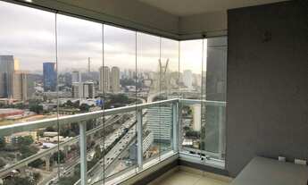 Imagem 4: Code Berrini Apartamento vista cartão postal semi mobiliado próx. metrô Campo Belo, Itaim