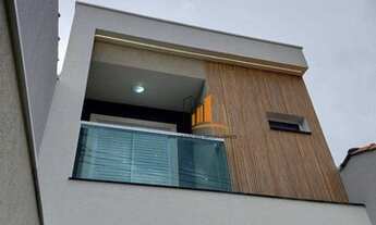 Imagem 2: Sobrado novo com 3 dormitórios sendo 3 suítes e espaço gourmet à venda, 120 m² por R$ 860