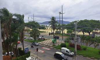 Imagem 3: Apartamento para aluguel 3 dormitórios, garagem demarcada vista total mar no Gonzaga em Sa