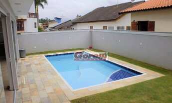 Imagem 4: Casa com 4 dormitórios para alugar, 320 m² por R$ 12.000,01/mês - Condomínio Arujá 5 - Aru