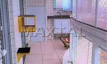 Imagem 6: Apartamento de 78 m2, 2 quartos, 2 banheiros, 1 vaga, na Praia Grande, 80 metros da praia