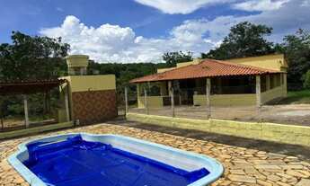 Imagem 2: Fazendinha 5.5 ha, piscina, córrego, terra de cultivo e casa. Jaboticatubas