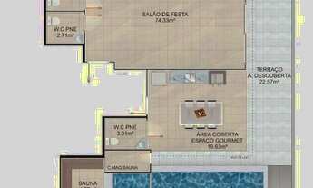 Imagem 4: Apartamento à venda na Praia do Morro, Guarapari-ES: 2 quartos, 1 suíte, 2 salas, 2 banhei