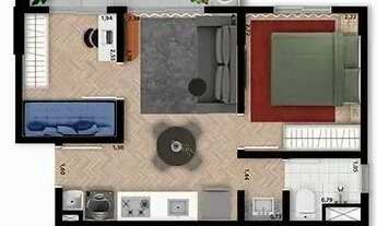 Imagem: Apartamento para venda com 30 metros quadrados