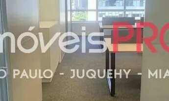 Imagem 4: Conjunto mobiliado na região da Berrini com 96m² e 3 vagas em condomínio com boa imagem co