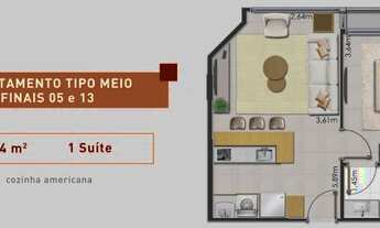 Imagem 2: Flat | apts Tipo 41 a 45m² e Duplex 84 a 100m²