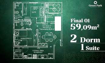 Imagem 3: Lançamento Green Park 2 e 3 Dormitórios- Cotas individuais