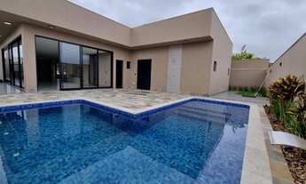 Imagem 5: Casa para venda tem 416 metros quadrados com 4 quartos, 4 suítes e varanda gourmet e pisci