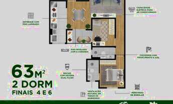 Imagem 3: Apartamento- Urbanova- 2 e 3 Dorms na Planta- Aceita veículos e FGTS